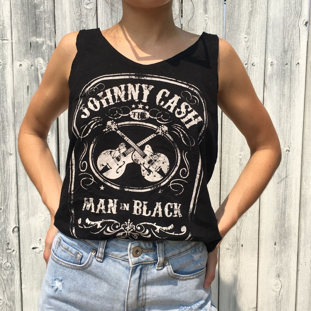 Johnny Cash Band Tee